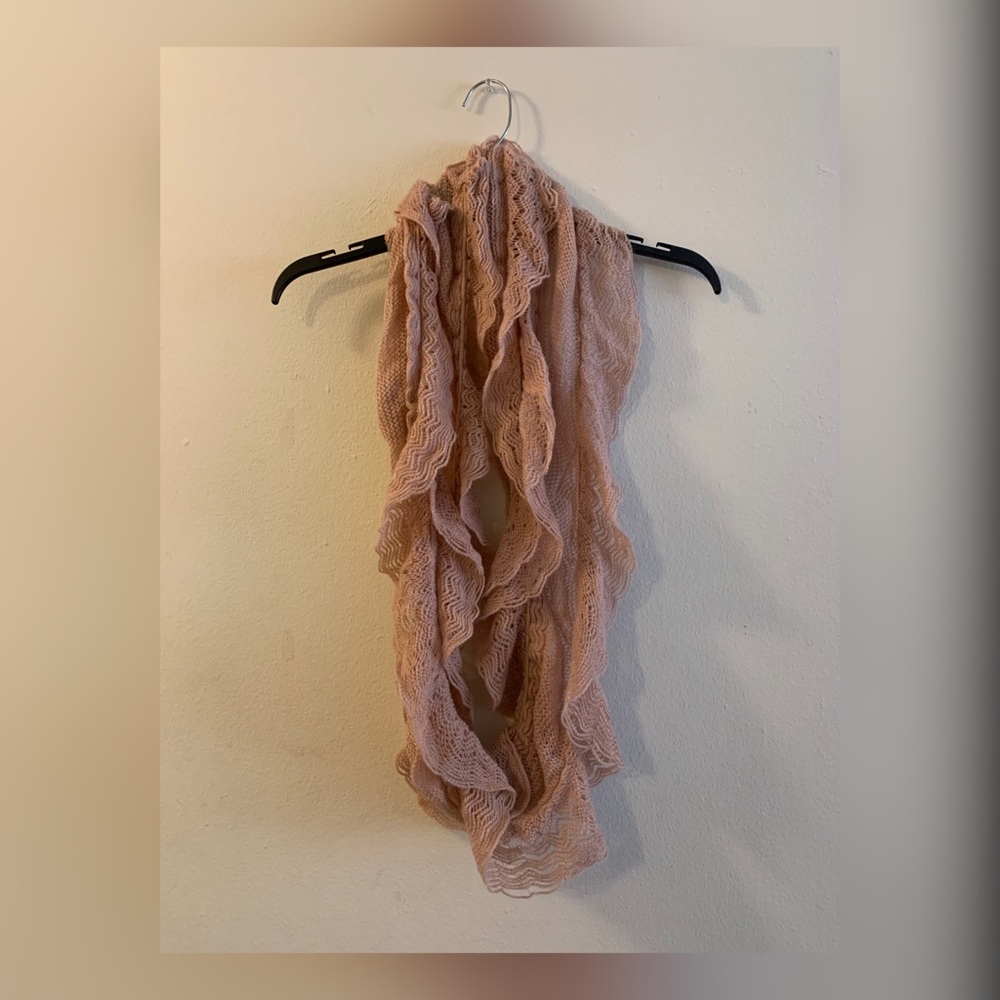 Blush pink one size fits all fashion scarf